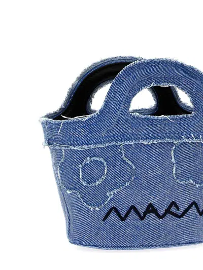 Marni Women's Denim Micro Tropicalia Handbag In Blue
