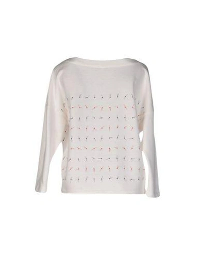 Shop Band Of Outsiders Sweatshirt In White