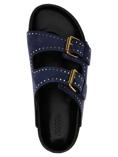 Isabel Marant Studded Design Suede Leather Sandals