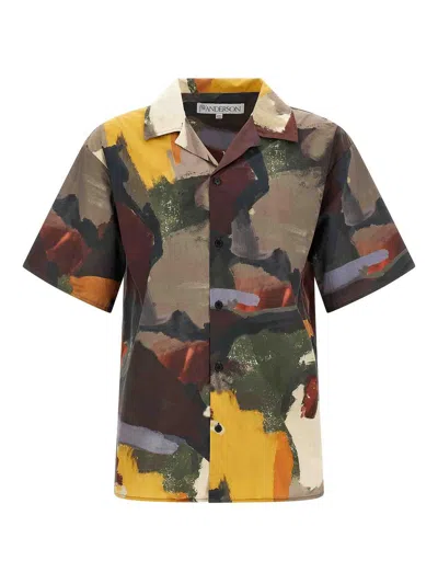 Jw Anderson J.w.anderson Abstract Print Shirt