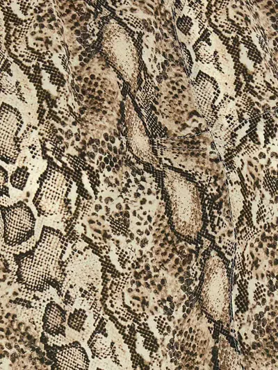 Isabel Marant 'animal Print Lightweight Top With Short Sleeves'