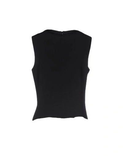 Shop Emporio Armani Top In Black