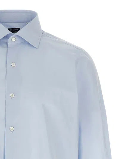 Finamore 1925 Napoli Shirt In Blue