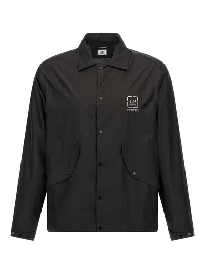 C.p. Company C.p.company Black Nylon Jacket In Black