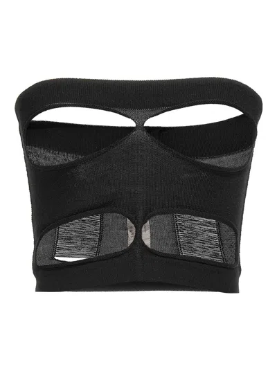 Rick Owens Bandeau Top Featuring Cut-out Design