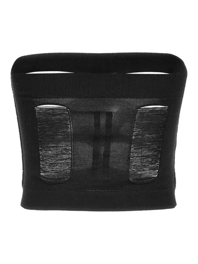 Rick Owens Bandeau Top Featuring Cut-out Design
