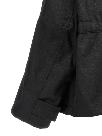 Balenciaga Canvas Oversized Jacket With Quilted Lining