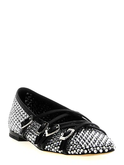Mach&mach Mach & Mach Mesh Ballerina Flats
