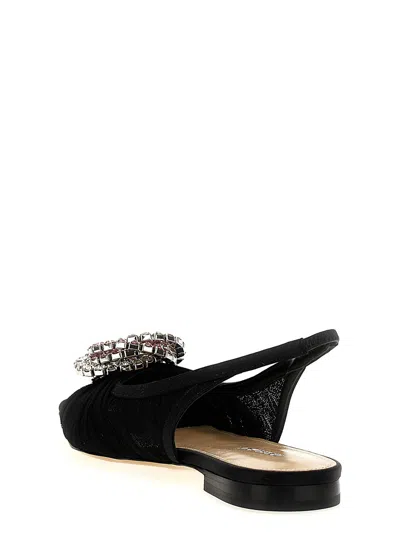 Mach&mach Mach & Mach 'galaxy' Slingback In Black