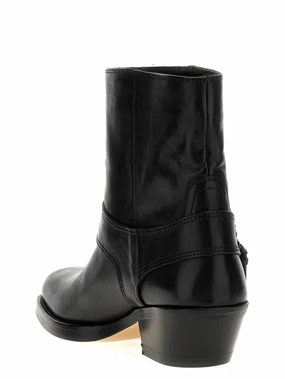Isabel Marant Woman Ankle Boots Black Size 5.5 Calfskin