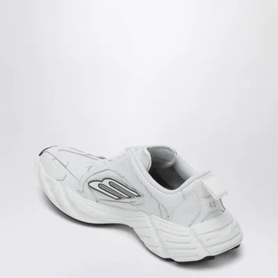 Balenciaga White Cowskin And Polyester Monday Shoe Sneakers