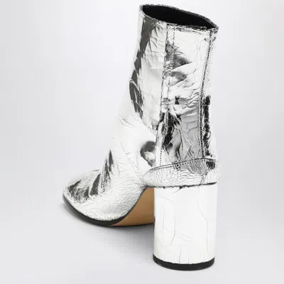 Shop Maison Margiela Tabi Broken Mirror Silver Boot