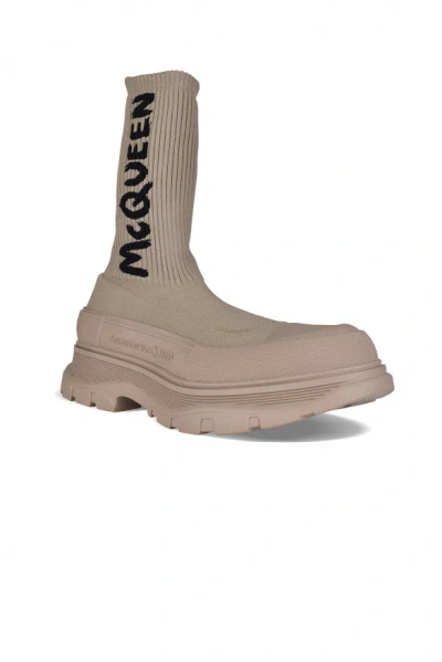 Alexander Mcqueen Alexander Mc Queen Graffiti Tread Slick Boots
