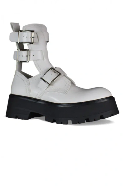 Alexander Mcqueen Leather Ankle Boots