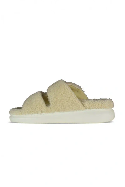 Alexander Mcqueen Alexander Mc Queen Shearling Lined Slides