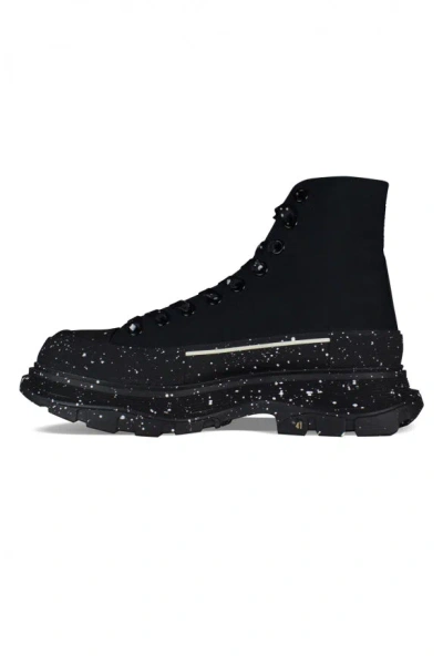 Alexander Mcqueen Tread Slick Boots In Black