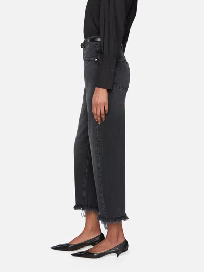 Frame The Bubble Crop High Rise Jeans In Limitless