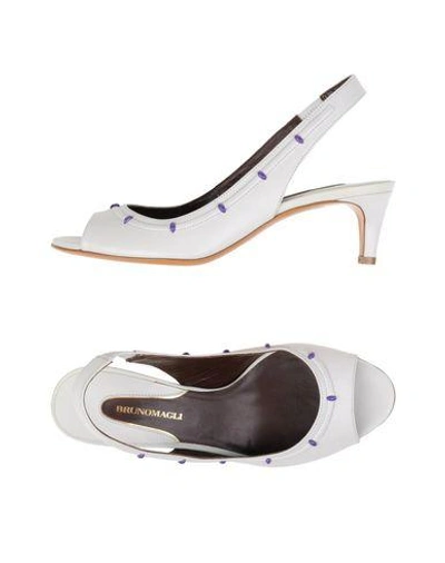 Shop Bruno Magli Sandals In White