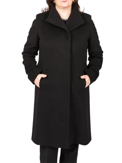 Cinzia Rocca Woman Coat Black Size 14 Wool