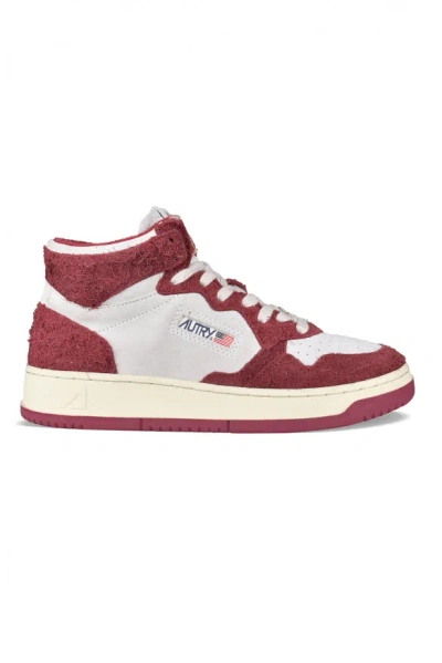 Autry Sneakers Medalist Mid In Suede Hair
