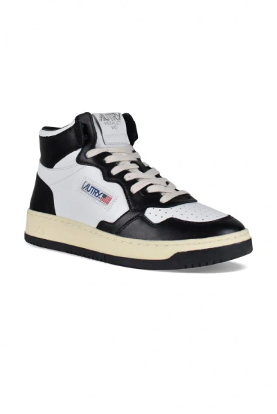 Autry Medalist Colour-block High-top Sneakers