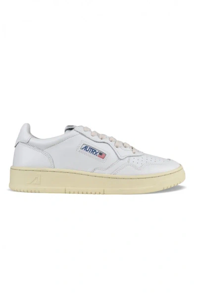 Autry White Leather Medalist Sneakers