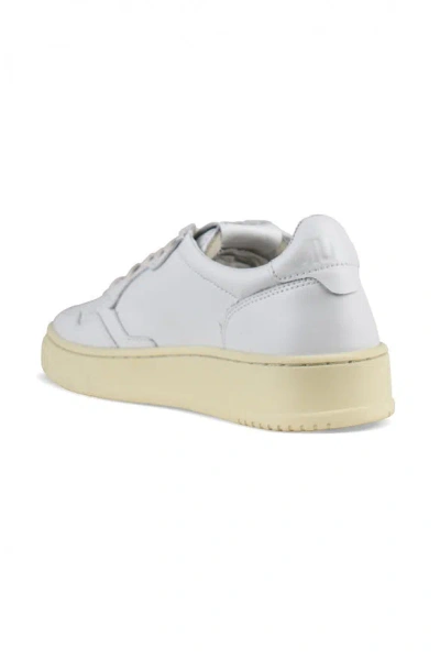 Autry White Leather Medalist Sneakers