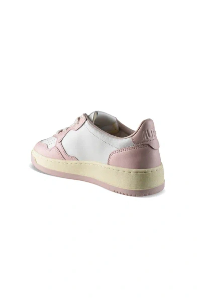Autry Medalist Bi-color Leather Sneakers