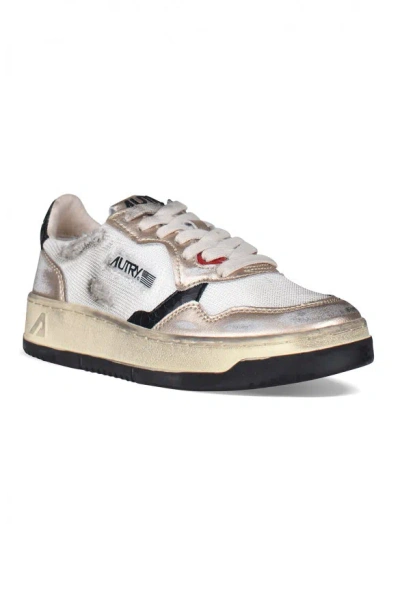 Autry Super Vintage Low-top Sneakers In Gray