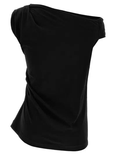Dries Van Noten Off-the-shoulder Draped Cotton-jersey Top