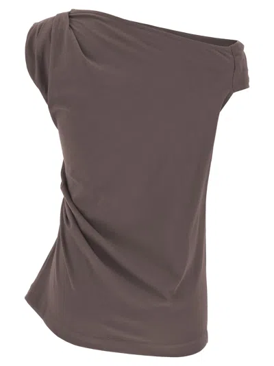 Dries Van Noten One-shoulder Top With Draped And Ruched