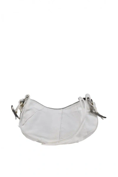 Balenciaga Le Cagole Xs Leather Shoulder Bag In White