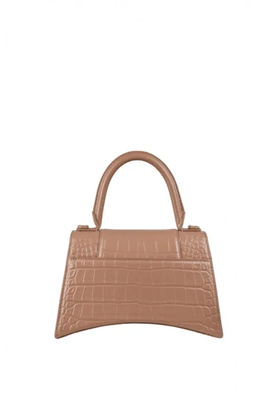 Balenciaga Women Hourglass Handbag In Brown