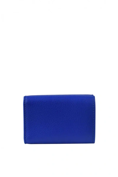 Balenciaga Women Wallet Cash Mini In Blue