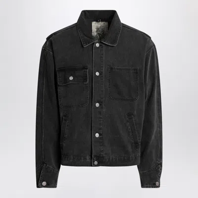 Basketcase Gallery Black Washed Denim Jacket
