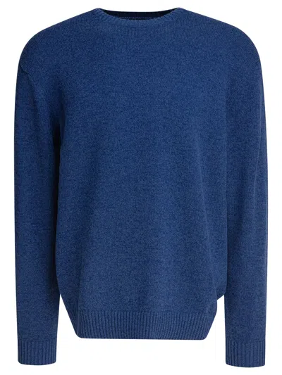 Beams Alpaca-blend Sweater In Blue
