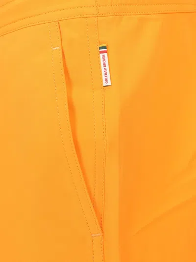 Orlebar Brown Mens Calypso Orange Bulldog Mid-length Lightweight Drawcord Swim Shorts In Orange