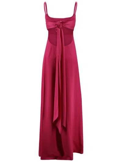 Max Mara Dede Womens Crepe Long Dress