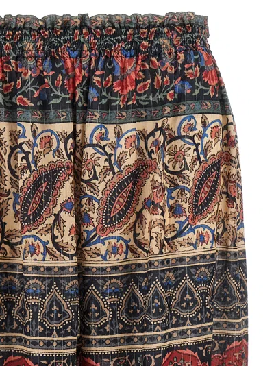 Valentino Garavani Cachemire Voyage Imaginaire Print Silk Georgette Pants