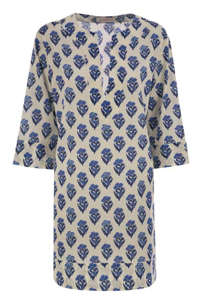 Mc2 Saint Barth Floral Pattern Dress