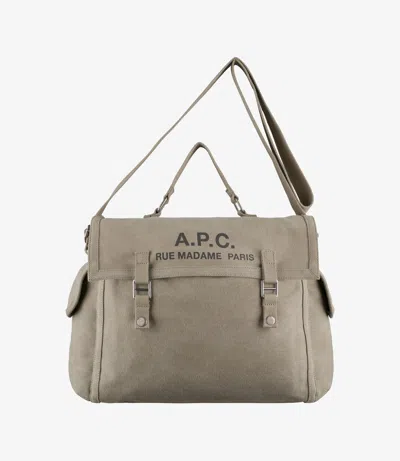 Apc Récupération Satchel One Size Jaa In Gray