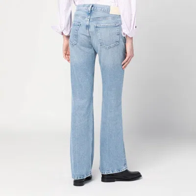 Citizen Of Humanity Florence Wide Straight In Scout In Light Vintage Indigo In Dakota