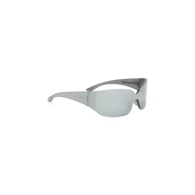 Balenciaga Mono Square Sunglasses In Gray