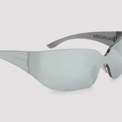 Balenciaga Mono Square Sunglasses In Gray