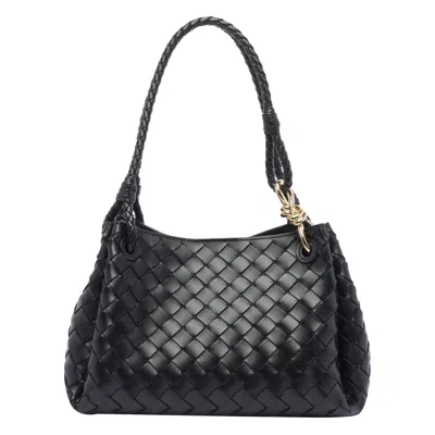 Bottega Veneta Women Parachute Shoulder Bag In Black