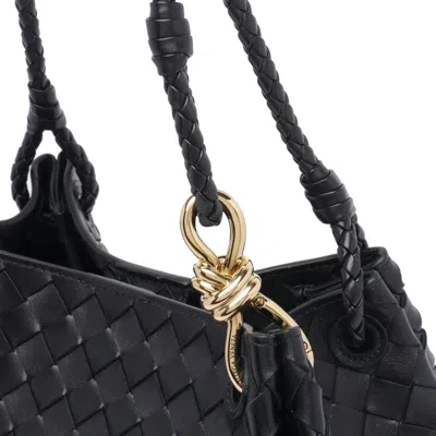 Bottega Veneta Women Parachute Shoulder Bag In Black