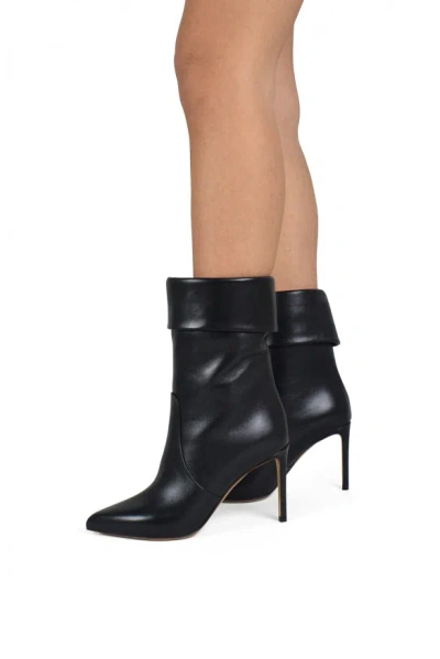 Francesco Russo Foldover-edge Pointed-toe Ankle Boots