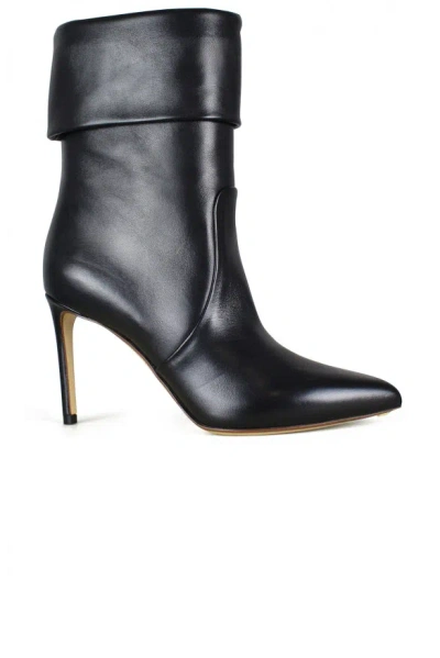 Francesco Russo Foldover-edge Pointed-toe Ankle Boots