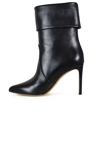 Francesco Russo Foldover-edge Pointed-toe Ankle Boots