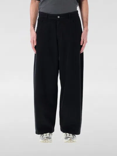 Ymc You Must Create Ymc Wide Leg Denim Jeans With Logo Button